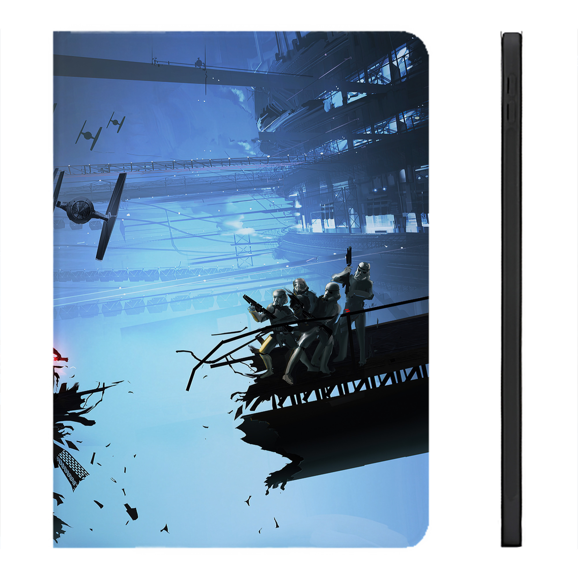 （画像用） スター・ウォーズ Star Wars IPadケース ペンホルダー付き ブックスタイルデザイン
